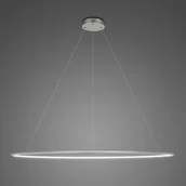 Lampy sufitowe - Altavola Design Lampa wisząca Nowoczesna lampa sufitowa ledowa do sypialni Altavola NO.1 okręgi ledowe LA073/P_150_in_4k_silver_dimm LA073/P_150_in_4k_silver_dimm - miniaturka - grafika 1