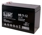Akumulatory do elektronarzędzi - MPL POWER ELEKTRO Akumulator bezobsługowy  12 V MB 9-12 9 Ah - miniaturka - grafika 1