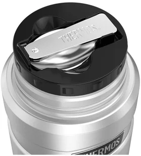 Thermos Termos na jedzenie 470 ml z łyżką metaliczny szary 173024 - Termosy - miniaturka - grafika 4