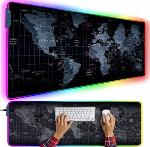 Podświetlana Podkładka Pod Mysz Gamingowa Led XXL - Podkładki pod mysz - miniaturka - grafika 5