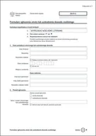 Druki akcydensowe - Firma krajewski Formularz zgłoszenia utraty lub uszkodzenia dowodu osobistego [Do/F/2] Do/F/2 - miniaturka - grafika 1