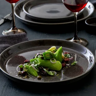 Bitz Bitz GASTRO Talerz Obiadowy 27 cm 6 Szt. Czarny - Środek Granatowy 821253 - Talerze - miniaturka - grafika 5