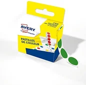 Pojemniki biurowe - Avery RP15 V dozownik Box de 150 pastilles średnica 15 MM Zielony RP15V - miniaturka - grafika 1
