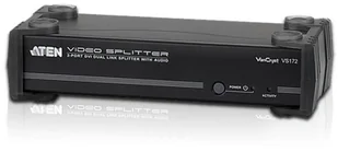 Aten 2 PORT DVI Dual Link Splitter W/Audio W/ EU ADP (VS172-A7-G) - Przełączniki KVM - miniaturka - grafika 5