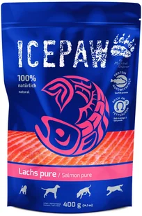 ICEPAW ICEPAW High Premium Lachs czysty łosoś dla psów 400g - Przysmaki dla psów - miniaturka - grafika 2