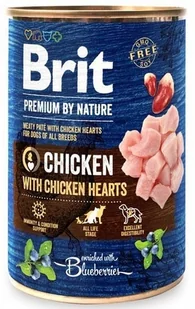 Brit Premium by Nature Chicken With Chicken Hearts 6x800g 36578-uniw - Mokra karma dla psów - miniaturka - grafika 2