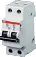 Bezpieczniki elektryczne - ABB Wyłącznik nadprądowy 2P S202 C 20A 2CDS252001R0204 2CDS252001R0204 - miniaturka - grafika 1
