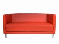 Sofy i kanapy - Roman Orlik - Zakład Tapicerski Sofa KUBA z eko skóry kolor czerwony - miniaturka - grafika 1