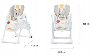 KinderKraft Yummy Wielokolory - Krzesełka do karmienia - miniaturka - grafika 5