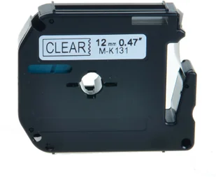 Brother Taśma zamiennik MK-131, 12mm x 8m, czarny druk / przezroczysty podkład - Papier do drukarek Brother Taśma zamiennik MK-131, 12mm x 8m, czarny druk / przezroczysty podkład - Papier do drukarek - miniaturka - grafika 1