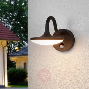 Lampenwelt Finny - lampa zewnętrzna LED z czujnikiem ruchu - Lampy ogrodowe - miniaturka - grafika 2