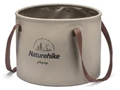 Kuchnia turystyczne i akcesoria - NATUREHIKE WIADRO SKŁADANE 20L NH20SJ040-LIGHT BROWN - miniaturka - grafika 1