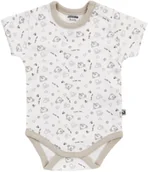 Body dla niemowląt - JACKY JACKY Body krótki rękaw Nos Bear rozm 68 śmietankowe - miniaturka - grafika 1