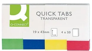 Q-Connect Zakładki indeksujące 19x43 KF01225 - Zakładki indeksujące - miniaturka - grafika 7