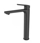 Baterie umywalkowe - Sea-Horse Bateria FOGO BLACK umywalkowa stojąca wysoka czarny mat BJV104/1B - miniaturka - grafika 1