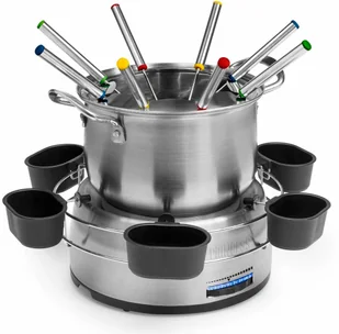 Princess Rodzinny zestaw do fondue, 800 w, stal nierdzewna, szary Princess - Zestawy do fondue - miniaturka - grafika 2