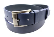 Artykuły kaletnicze - PolskaGalanteria.pl Szlufka Do Paska Skórzanego Granatowa 35 mm - miniaturka - grafika 1