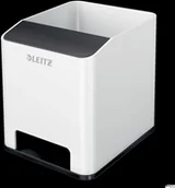 Pojemniki biurowe - Leitz Kubek na długopisy WOW ze wzmacniaczem dźwięku, czarny 53631095 - miniaturka - grafika 1