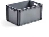 Pojemniki biurowe - AJ Produkty Pojemnik plastikowy AJ EURO, 62 L, 600x400x320 mm - miniaturka - grafika 1