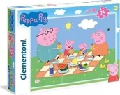 Puzzle - Clementoni Puzzle 24el Maxi Świnka Peppa 24028 24028 - miniaturka - grafika 1