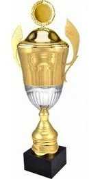 VS VS, Puchar złoty z przykrywką, 4128/DP, metalowy - Gadżety dla kibiców - miniaturka - grafika 2