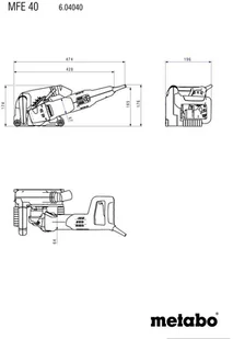Metabo MFE 40 900 (604040900) - Bruzdownice - miniaturka - grafika 10