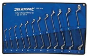 Klucze i nasadki - Silverline Silver Line 627185 podwójny klucz oczkowy, odsadzony, 12-częściowy komplet 6  32 MM 627185 - miniaturka - grafika 1
