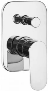 Deante Bateria BGA_044P ALPINIA CHROM NATRYSKOWA PODTYNKOWA Z PRZEŁĄCZNIKIEM NATRYSKU - Baterie podtynkowe - miniaturka - grafika 3