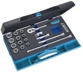 Klucze i nasadki - Hazet Nasadka 3/8 10 mm) 880-17 zewnętrzny sześciokąt 17 mm Długość netto 29.5 mm - miniaturka - grafika 1