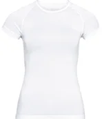 Koszulki i topy damskie - ODLO Performance X-Light Eco Top Crew Neck S/S Women, biały M 2022 Koszulki bazowe z krótkim rękawem 188501-10000-M - miniaturka - grafika 1
