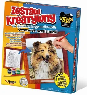 Mirage Hobby Zestaw Kreatywny do malowania Owczarek Szetlan - Zabawki kreatywne - miniaturka - grafika 2