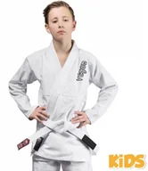 Kimona, stroje i obuwie - Venum sklep KIMONO GI DO BJJ VENUM CONTENDER KIDS BIAŁE+ BIAŁY PAS - miniaturka - grafika 1
