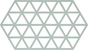 Podstawki pod garnki - Podstawka Zone Denmark pod gorące naczynia Triangles 24 cm szaroniebieska 330314 - miniaturka - grafika 1