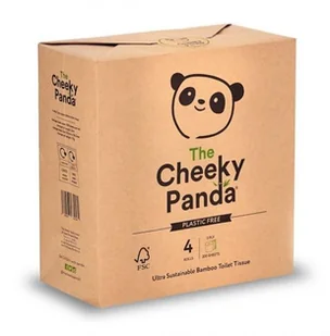 CHEEKY PANDA (chusteczki, papier toaletowy) PAPIER TOALETOWY BAMBUSOWY TRZYWARSTWOWY 4 ROLKI W PAPIERZE - CHEEKY PANDA BP-5060561630189 - Papier toaletowy - miniaturka - grafika 2