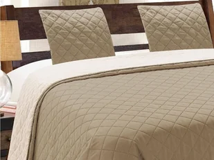 Euromat Dwustronna Narzuta Vigo II Cappuccino Ecru 10 220x240+2x40x40 12976 - Narzuty - miniaturka - grafika 3