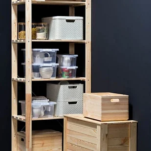 Curver Organizer z pokrywką Style, kremowy, L - Pojemniki na zabawki - miniaturka - grafika 4