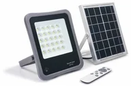 Lampy ogrodowe - Solar Aigostar NAŚWIETLACZ LED SOLARNY 30W SZARY - BIAŁY ZIMNY NL 30W-6000K - miniaturka - grafika 1