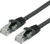 Kable miedziane - Value Kabel krosowy UTP Cat.6 LSOH czarny 0,5 m 21,99.1025 - miniaturka - grafika 1