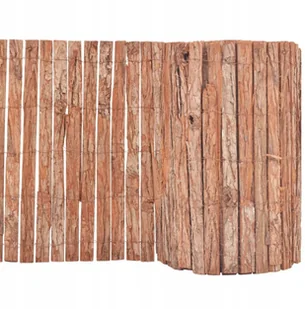 vidaxl Ogrodowy panel ogrodzeniowy, kora, 1000x50 cm - Ogrodzenia - miniaturka - grafika 6
