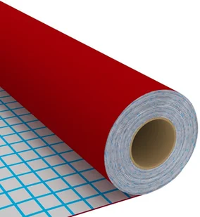 vidaXL Okleina meblowa samoprzylepna, czerwona, 500x90 cm, PVC vidaXL - Naklejki na drzwi i meble - miniaturka - grafika 4