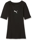 Akcesoria turystyczne - Puma ligi Base Layer Tee SS Jr chłopcy T-Shirt, czarny, 164 655919 03 - miniaturka - grafika 1