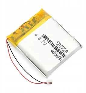akumulator LiPo 582728 400mAh 3,7V bateria zegarka - Lokalizatory GPS - miniaturka - grafika 2