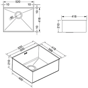 Smeg VSTQ 50-2 VSTQ502 - Zlewozmywaki - miniaturka - grafika 3