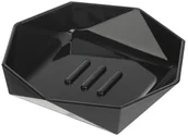 Mydelniczki i dozowniki mydła - SEPIO Mydelniczka DIAMOND CZARNY SEPIO - miniaturka - grafika 1