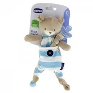 Maskotki i pluszaki - Chicco Maskotka do smoczka Pocket Friend Niebieska - miniaturka - grafika 1