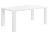 Stoły - Unique Vente Stół do jadalni MONICA - Dla 6 osób - MDF lakierowane na biało - miniaturka - grafika 1