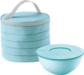 Akcesoria do grilla - Guzzini Torba termiczna okrągła z pojemnikiem On The Go niebieska 032902134 - miniaturka - grafika 1