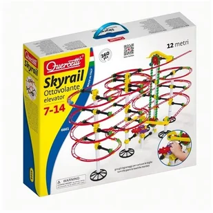 Quercetti Tor kulkowy Skyrail Ottovolante Elev 12M 360 elementów - Zabawki konstrukcyjne Quercetti Tor kulkowy Skyrail Ottovolante Elev 12M 360 elementów - Zabawki konstrukcyjne - miniaturka - grafika 3