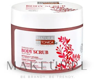 Eurobio Lab Natura Estonica Body Scrub Jagody Goji Scrub do ciała wygładzający 300ml 4744183016965 - Peelingi do ciała - miniaturka - grafika 2