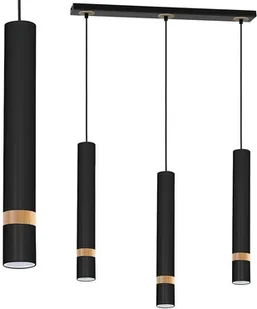 Milagro Lampa wisząca JOKER BLACK/WOOD 3xGU10 MLP6306 - Lampy sufitowe Milagro Lampa wisząca JOKER BLACK/WOOD 3xGU10 MLP6306 - Lampy sufitowe - miniaturka - grafika 1